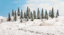 Schneetannen, Winterdekoration