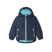 Kinder Schneejacke Jungen 98 104 Lupilu Blau mit Kapuze Wind und Wasserdicht