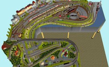 GP4-0020 Märklin C-Gleis-Plan "Feldafing" 375x340x245cm (DIN A4-Mappe Color)