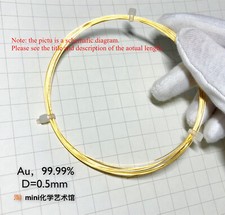 1PC  Au Diameter 0.5mm, Length