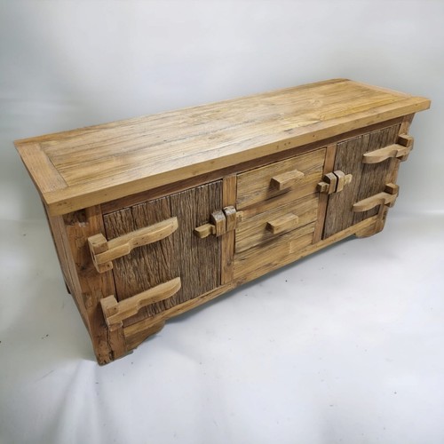 Sideboard massiv holz teak - massiv,