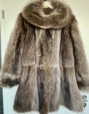 Pelzjacke Damen Waschbär Gr