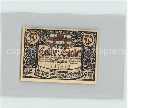 Calbe saale pfennig - 50,