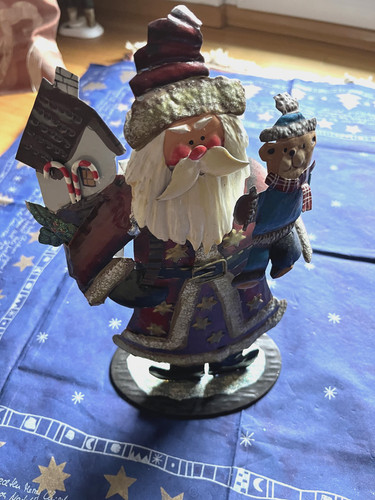 Metall weihnachtsmann nikolaus - metall,