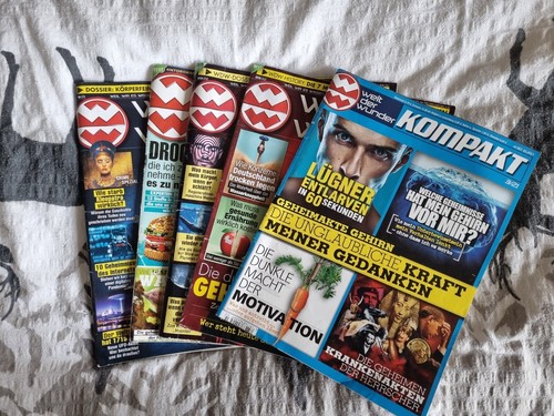 Welt der wunder zeitschrift - 5x,