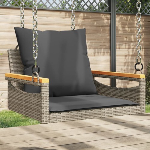 Hängesessel mit kissen grau - kissen,