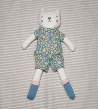 ? Katze Tcm ? Kuscheltier Stofftier ca. 35cm Stoffpuppe Tchibo Schlenkertier 