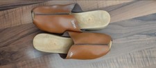 clogs Esprit, 41 Damen, braunes Leder, Sohle aus Holz
