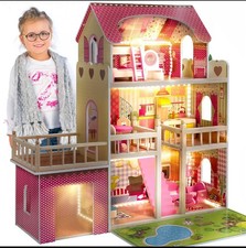 Puppenhaus Holz Gross