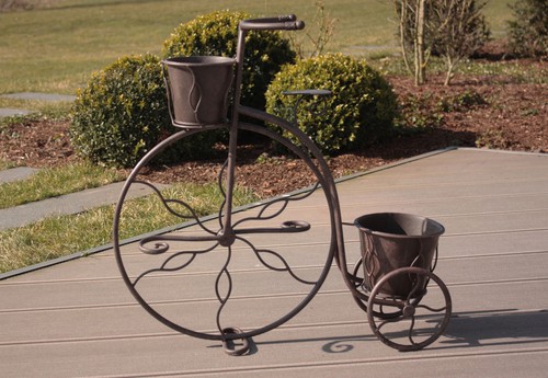 Blumen fahrrad antik metall - blumen-fahrrad,