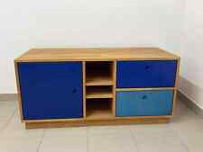Lowboard mit Tür und Schubladen von Jako-o (Rudi), natur/blau