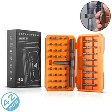 STAHLWERK Ratschen Schraubendreher Bit Set 42-tlg Steckschlüssel Schraubenzieher