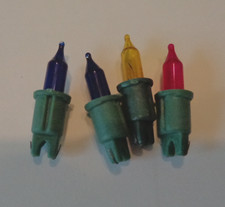 6 bunte  Ersatzbirnen von 50er