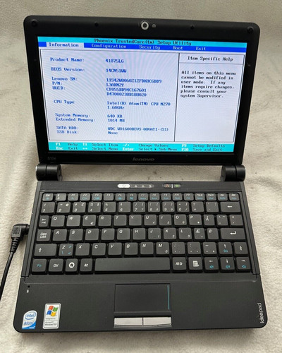 Lenovo ideapad s10e - s10e, atom