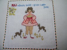 Kreuzstich Stickbild Blumen