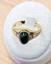 585 Goldring mit Saphir &