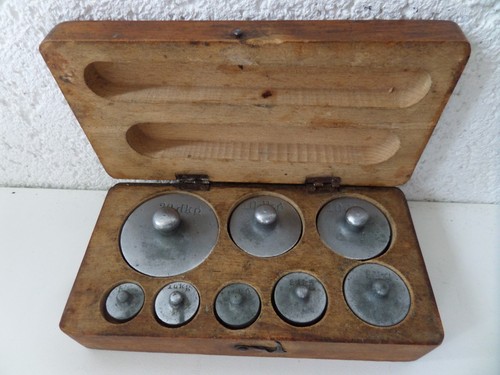 Alte messing gewichte dkg - alte,