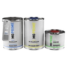 Autolack Dose Set für Mahindra 130 Sports Grey Metallic Basis 2K Klarlack 2,5L