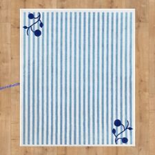 IKEA GULSPAV Kurzflor Spielteppich gestreift blau/weiß Teppich Spielzeug Kinder