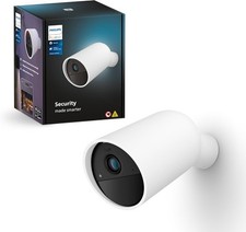 Philips Hue Secure Cam kabellos Überwachungskamera Weiß – Defekt (Konto)