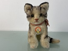 Steiff Tier Stofftier Susi Katze (ohne Fahne & ohne Knopf) 14cm. Top Zustand sie
