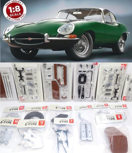 Deagostini jaguar type 8 - jaguar, e-type
