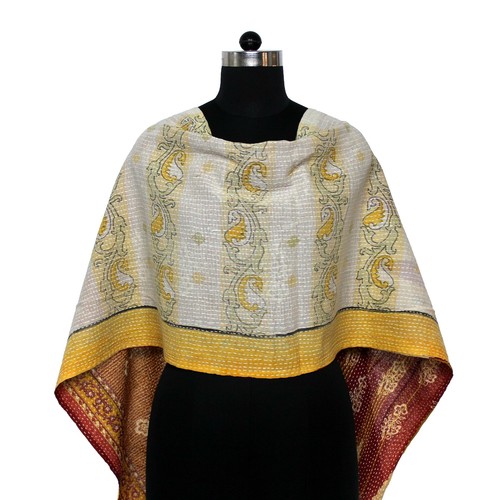 Baumwolle kantha schal - kantha,