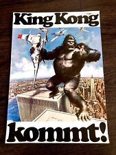 King Kong Kinoplakat Poster Din A3, 30x42cm, 1976, Jeff Bridges, Jessica Lange