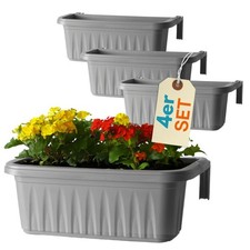 4er Set Blumenkasten Balkon