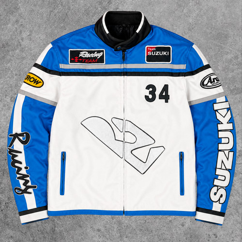 Suzuki racing jacket blue - jacket,