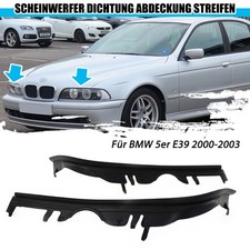 Pair Headlight Gasket Seal Lip