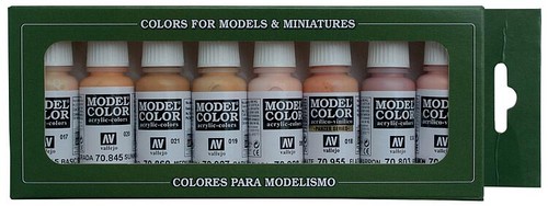 Vallejo 124 farb set - 70.124,