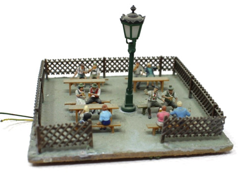 Biergarten mit - h0,