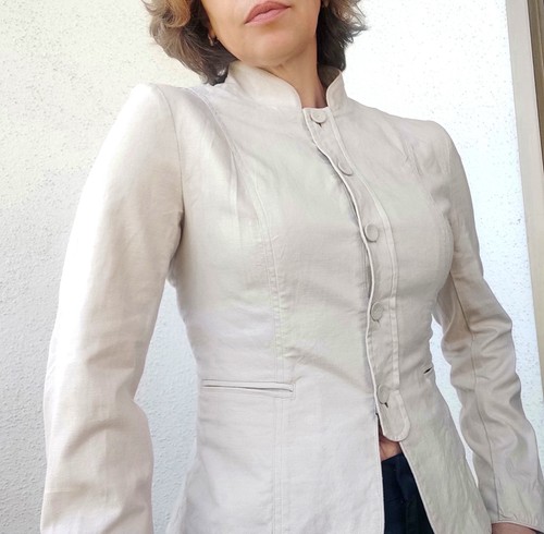 Elegante leinenjacke von - elegante,