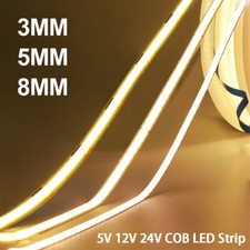5V 12V 24V COB LED Streifen