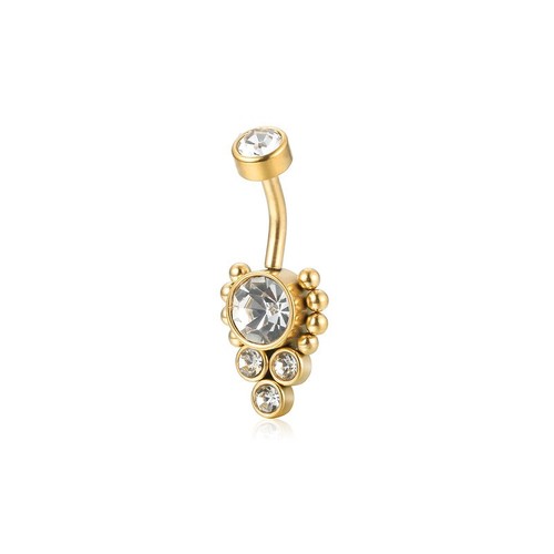 Bauchnabelpiercing zirkonia - bauchnabelpiercing,