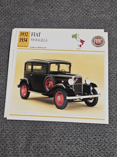 Fiat 508 balilla geschichte - 508,