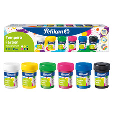 Tempera-Plakatfarben 6 Farben