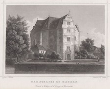 Hausen b. Oberaula Original Stahlstich Oeder 1850