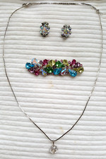 Kette bergkristall silber - bergkristall,