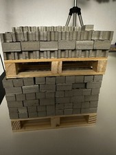 DIY Mini ziegelsteine 300 Stück,beton ziegel  Maße Ca: H0,95. B1,73 L1,93