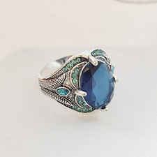 Retro Punk Herren Ring 925