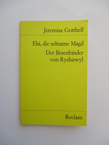 Jeremias gotthelf elsi die - jeremias,