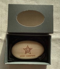 Holz-Stein Handschmeichler Finkbeiner „ MERRY CHRISMAS“