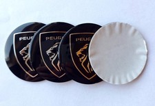 4x Peugeot Alu Felgenemblem