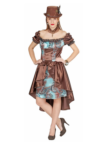Steampunk salondame kostüm - salondame,