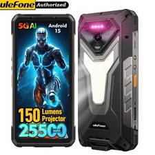 Ulefone Armor 34 Pro 5G Outdoor Handy 25500mAh 66W 32/512GB Projektor Smartphone