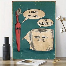 Leinwanddruck  Toilette