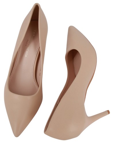 Beige stiletto pumps mit - beige,