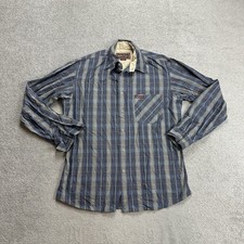 MARLBORO CLASSICS Herren Hemd Shirt Gr L Classic Kariert Logo Western 30506 Grün